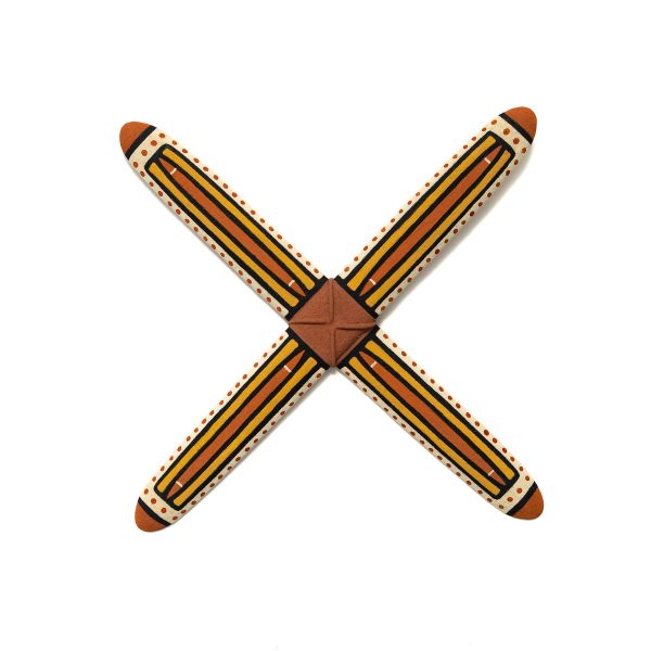 Yalma (cross boomerang) Ganda (yamstick) design
