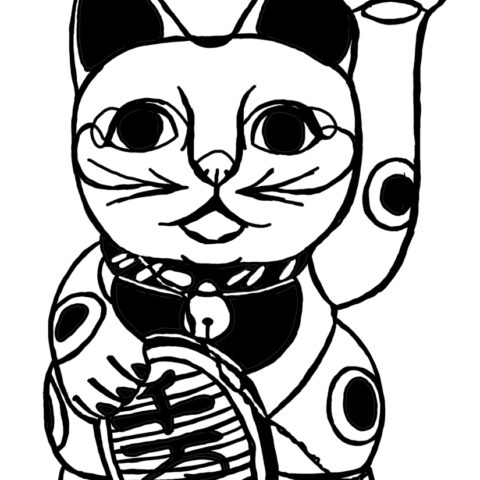 Kintsugi maneki neko