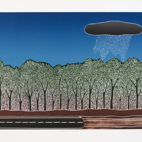 Rain cloud blue sky (State I)