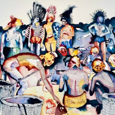 After the dive (after Yoshiyuku Iwase)