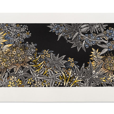 Complex Ecologies: Evergreens at Dusk (state 2)