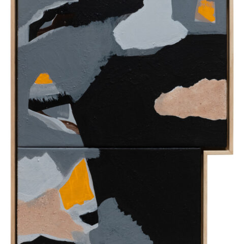 Untitled No. 2(Clay Series) (Diptych)
